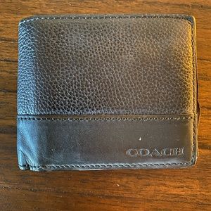 Mens coach wallet